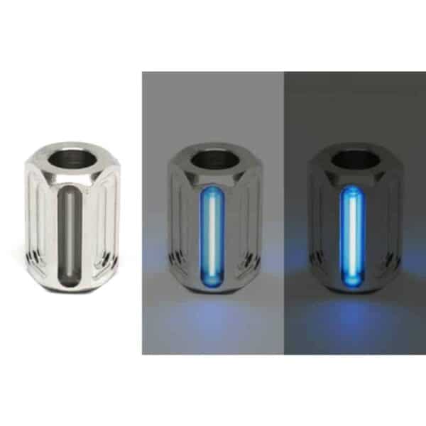 Glow Bead Blue Stainless