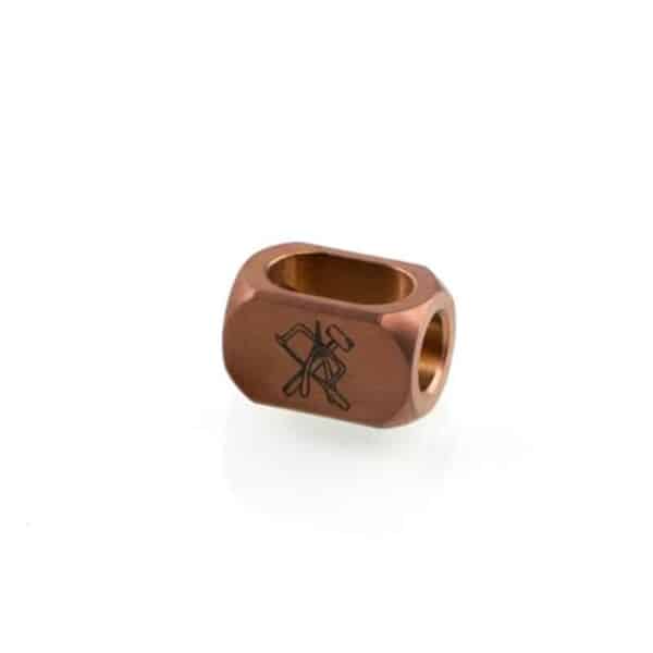 ID Bead Rose Gold Engraved