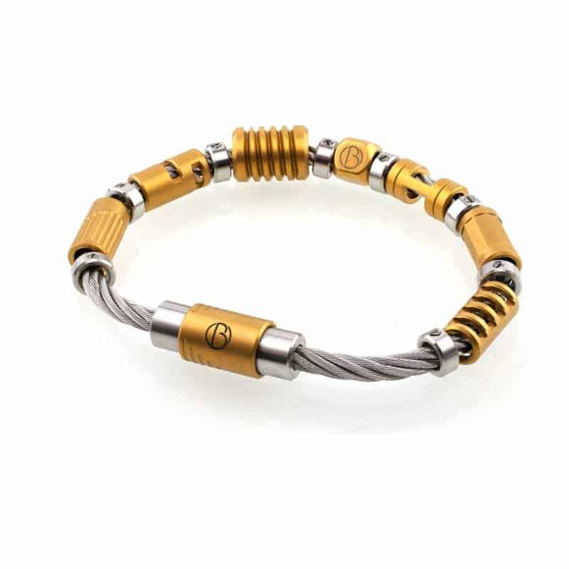 Matte Gold Fully Loaded CABLE Bracelet
