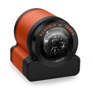 Rotor One Watch Winder Racing Orange Black Bezel