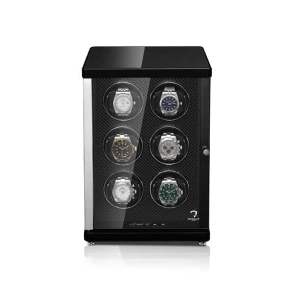 Ambiente Six Tower Watch Winder Carbon Front Watches