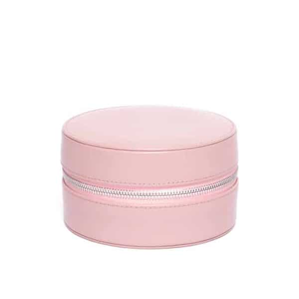 Travel Jewellery Case Pink Front Closed