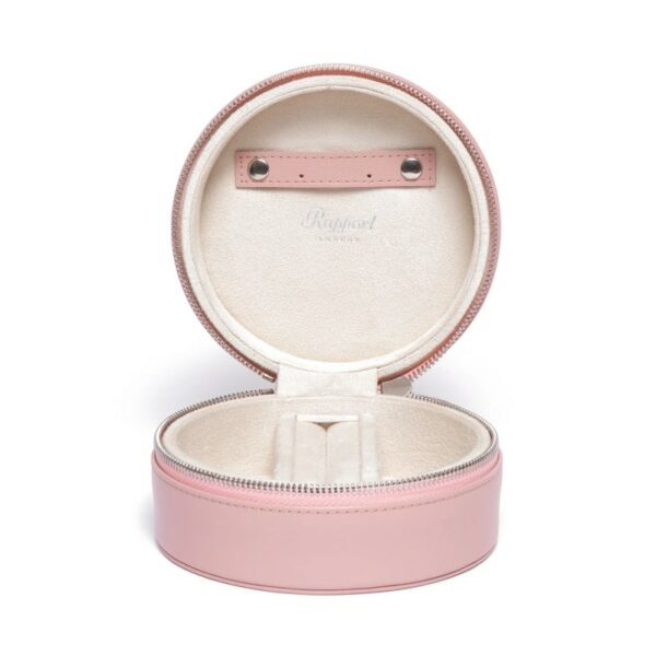 Travel Jewellery Case Pink Front Open