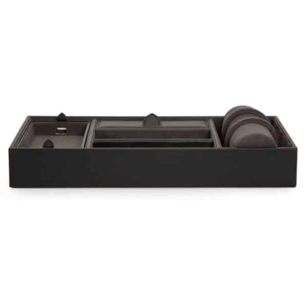 Blake Valet Tray Black Grey With Cuff Front 306402